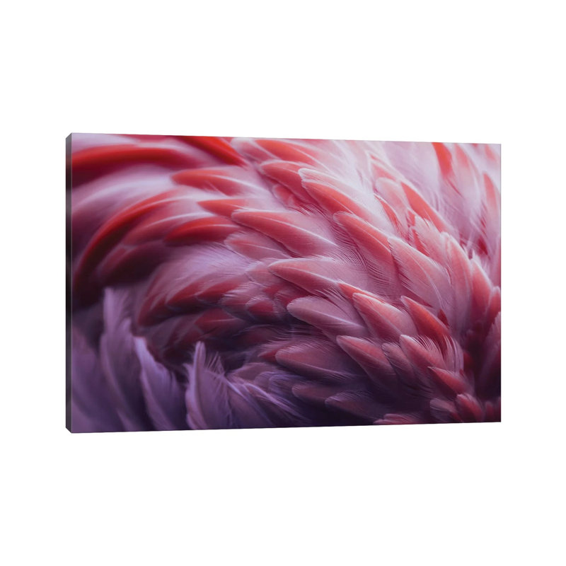Flamingo 1 Piece Wrapped Canvas Wall Art, 20.32cm H x 30.48cm W x 1.91cm D