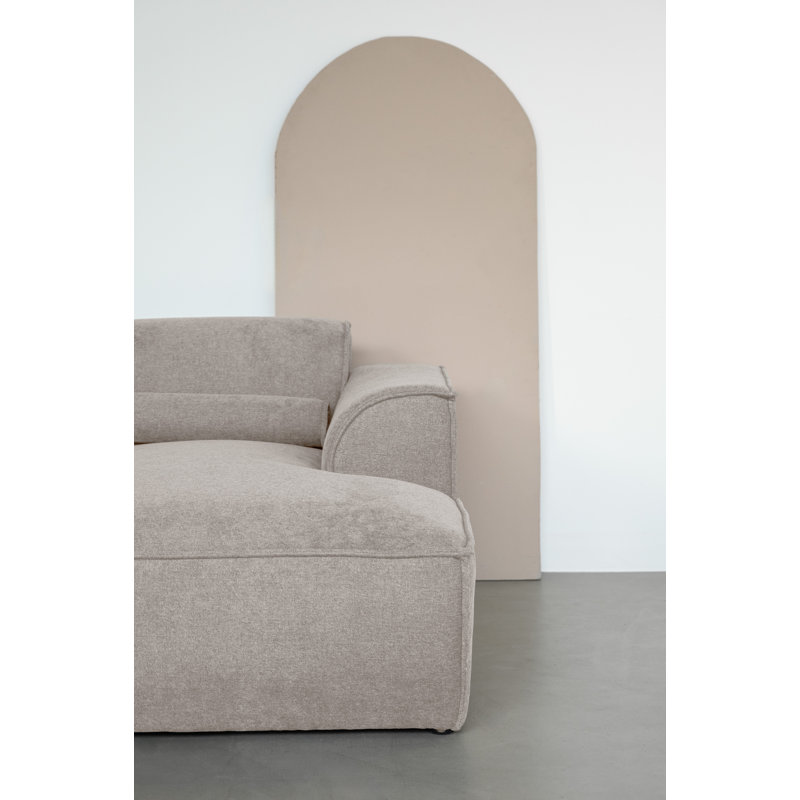 Flex Felix 8 Seater Corner Sofa , Left Hand Facing, Dark Beige