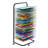 Art Drying Rack 25 Removable Shelves Paint Drying Rack With 4 Wheels Blue-761438412