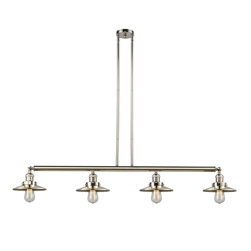 Clintonpark 4 - Light Kitchen Island Pendant, No Bulb Included, Satin Gold
