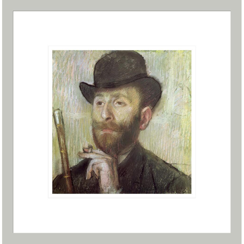 «Zachary Zakarian» par Edgar Degas, impression giclée encadrée, 14.01" H x 13.75" W