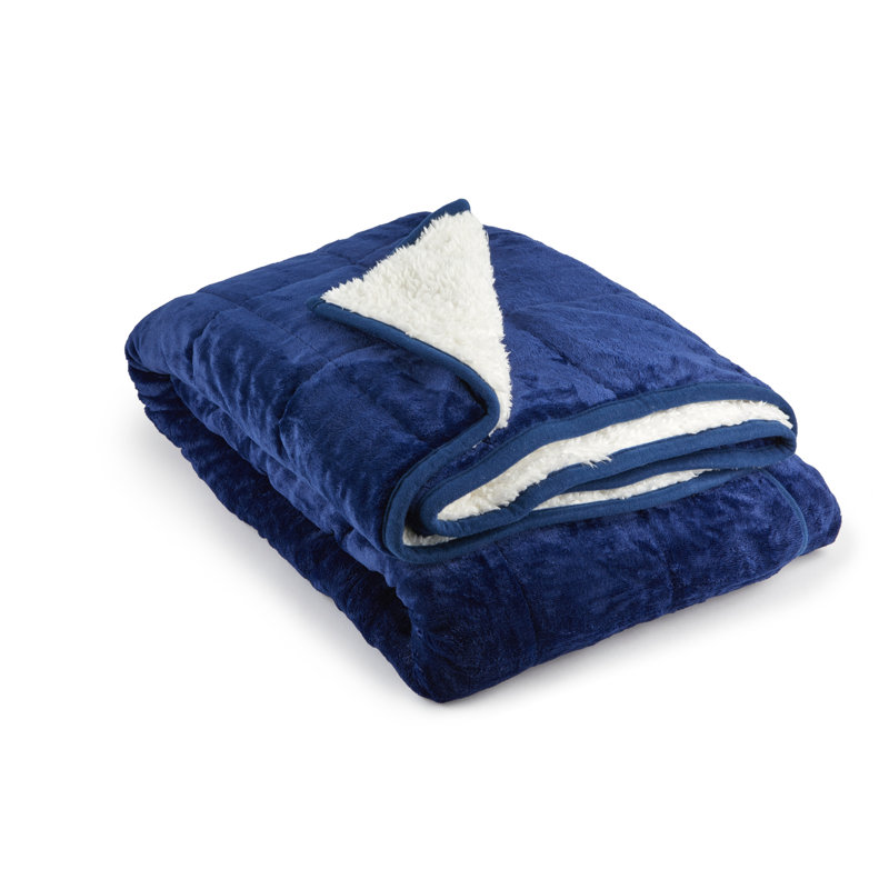 Hornsey Throw Blanket, W127 x L152cm, Navy Blue