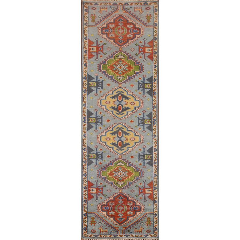 Tapis oriental géométrique 3x9