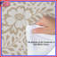 Édredon beige à motif floral-130659483