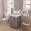 Ensemble de meuble-lavabo simple Latavious-1029059362-1029059367