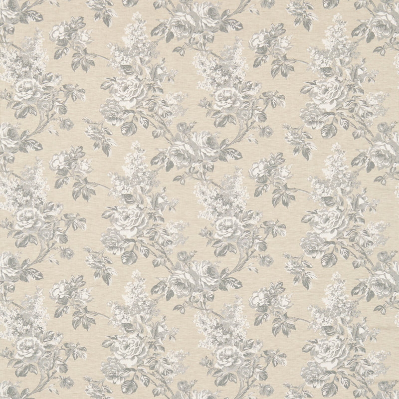 Sorilla Damask Fabric, Silver