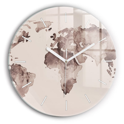 Glass Wall Clock