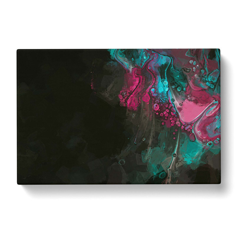 Fighting the Night in Abstract - Wrapped Canvas Graphic Art Print, 50cm H x 76cm W x 3cm D