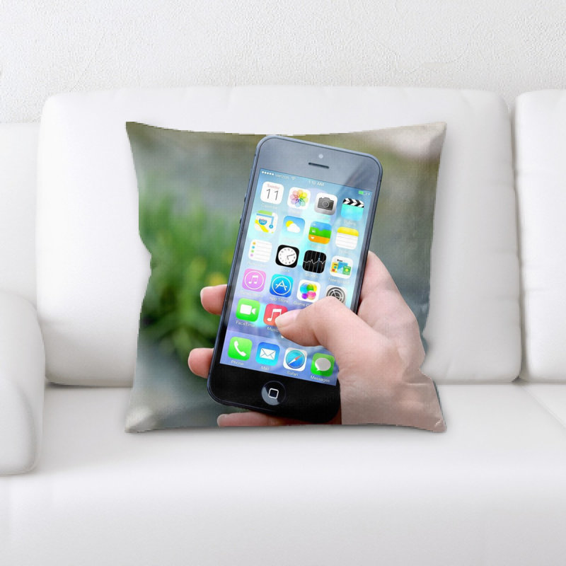 Microsuede Throw Pillow