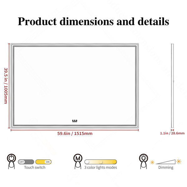 Dimensions du produit