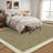 Area Rugs for Living Room Washable Living Room Rug – Bordered Jute Carpet for Hallway, Entryway, Kitchen, Bathroom, Office – Non-Slip, Low Pile, Machine Washable-831718556