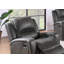 Fauteuil inclinable manuel Charles, similicuir, bois massif-106065309