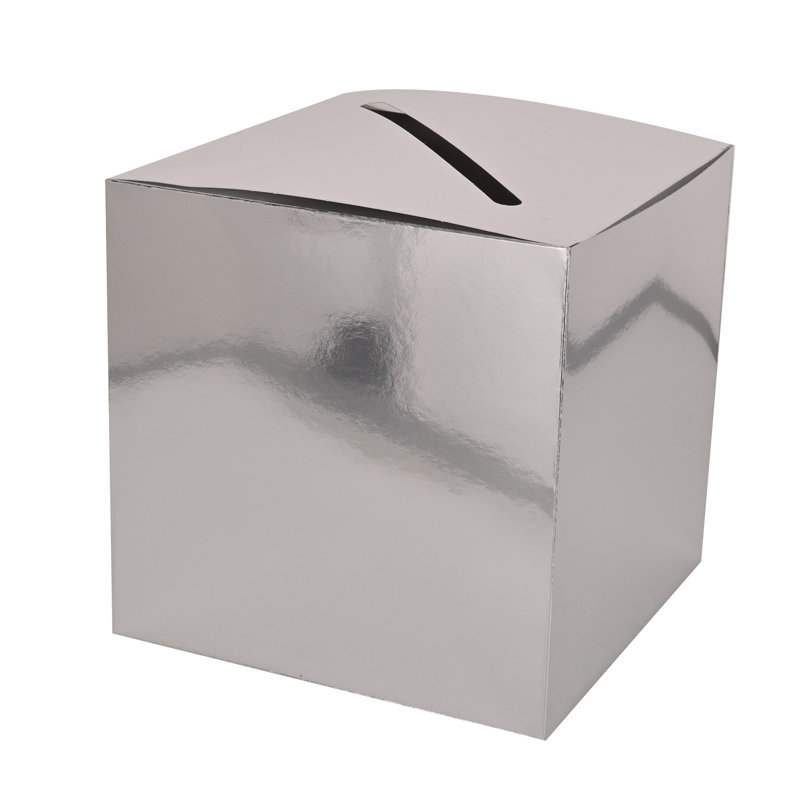 Boîte de cartes tout usage en aluminium - paquet de 6, Argent