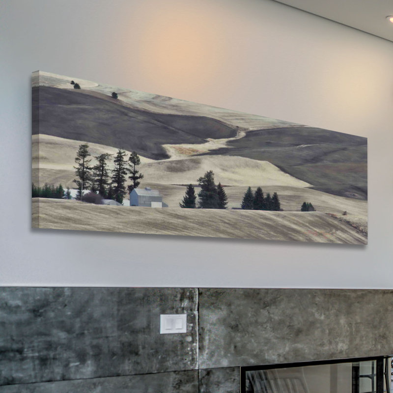 Idyllic Farm by Don Schwartz - Wrapped Canvas Panoramic Print, 38 cm H x 114 cm W