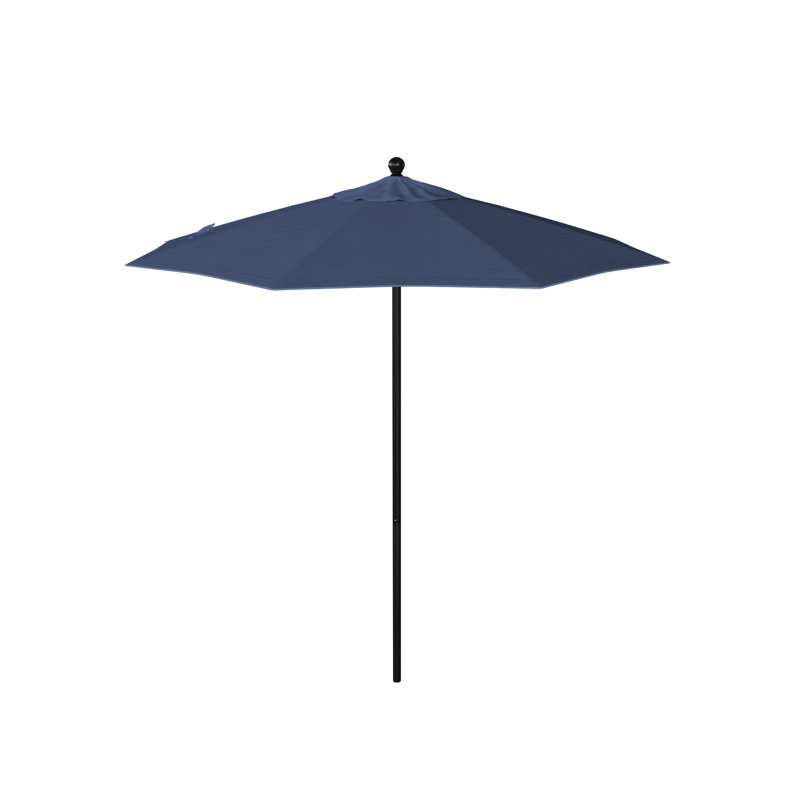 Parasol de marché 90 po Sunbrella, Toile Sunbrella® régate, Pierre noire