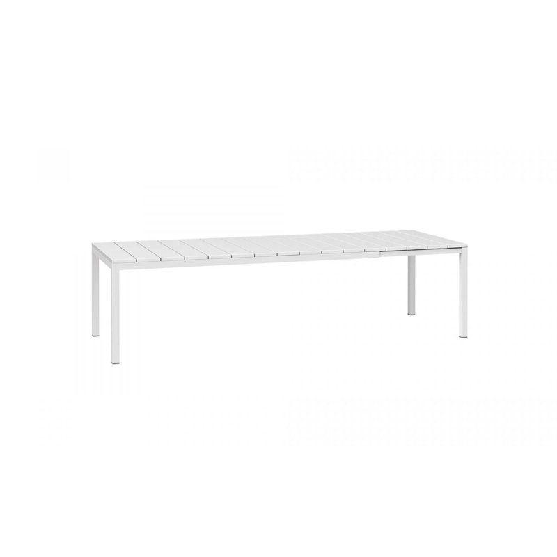 Rio Outdoor 9 - Piece Dining Set, White/White, 30" H x 33.5" W x 82.7"L, 8