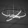 3 - Light Black LED Pendant