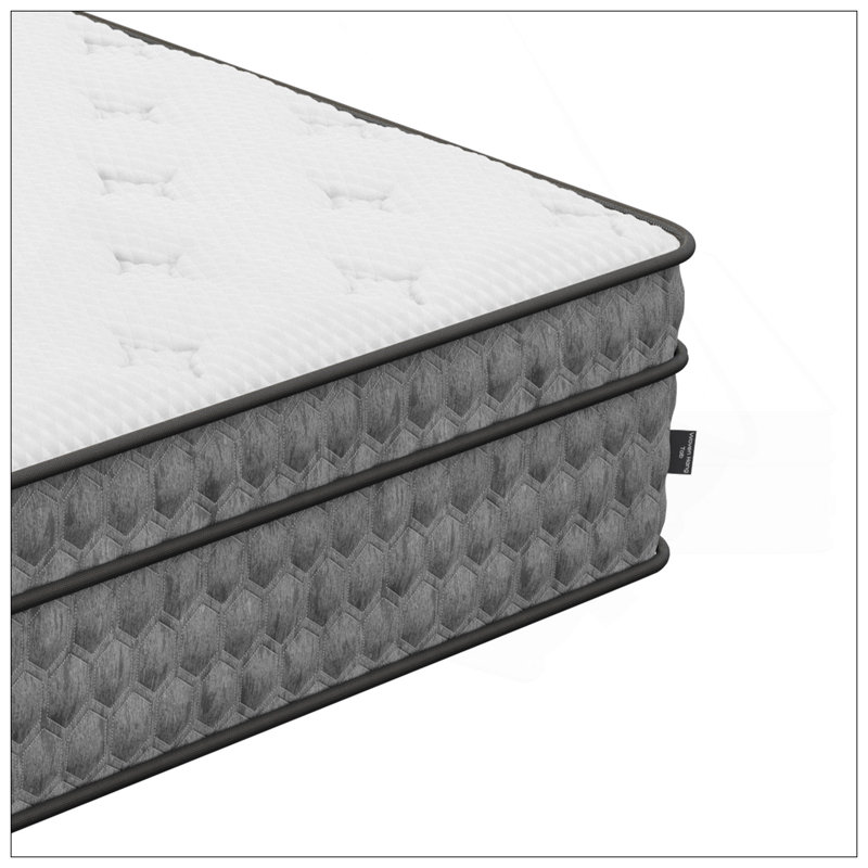 Diamond Zen Cool Gel Conforming Memory Foam Hybrid With Luxurious Euro-Top 11" Medium Feel, Greenguard Gold Certified, Twin