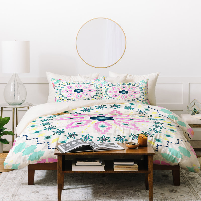 Ensemble de housse de couette Schatzi Aviana, Housse de couette simple / simple TG et 1 taie dé