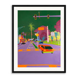 Left Turn Print by Sue Graef