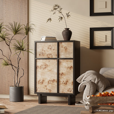French Minimalist Style Accent Cabinet