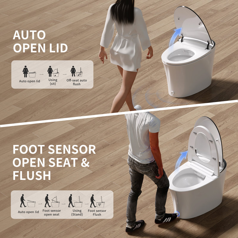 Toilette allongée avec bidet DeerValley