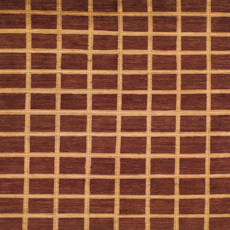 Tapis abstrait moderne 1418, Carré 5 pi