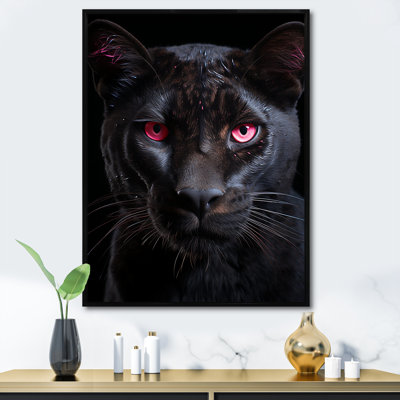 " Pink And Black Panther "