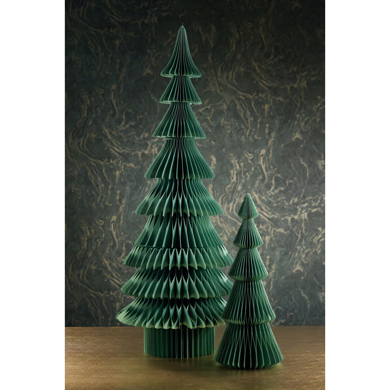 Paper Decorative Alpina Tree, 48" H x 20" W x 20" D, Dark Green