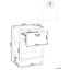 HOLDERVILLE 40cm W Bedside Table