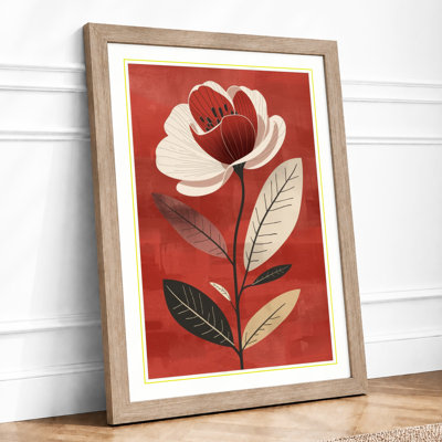 Geometric Study Botanical - Framed Print