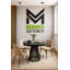 Extendable Round Metal Base Dining Table-1010613448-1010613451