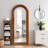 Half-Circle Manufactured Wood Full Length Mirrors-810686281