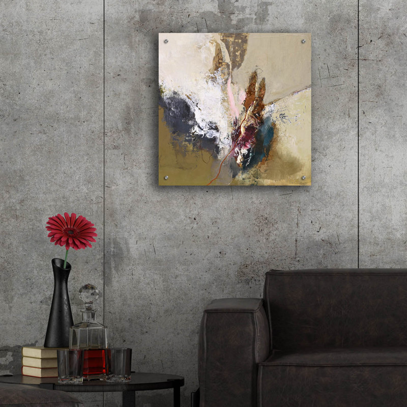 Art mural en verre épique «Earthy Mood» par Design Fabrikken, H 24 po x l 24 po