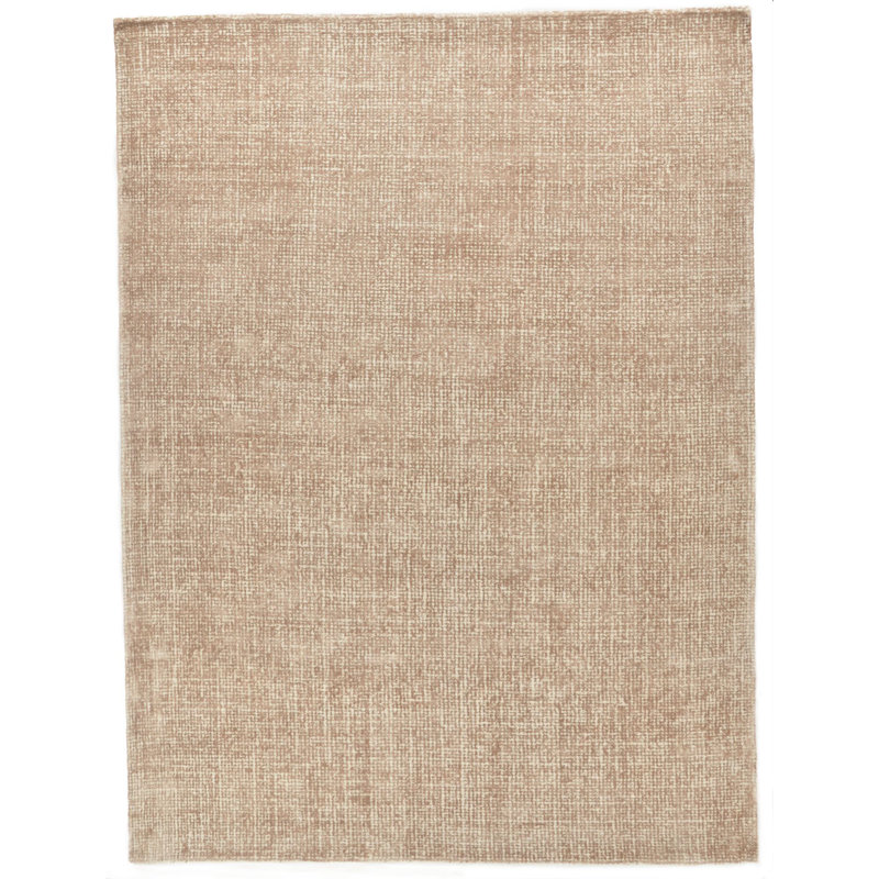 Solid Colour Hand Woven Area Rug, Rectangle 65 x 135 cm