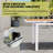 83" Long Aluminum Dining Table Extension Table-105703371