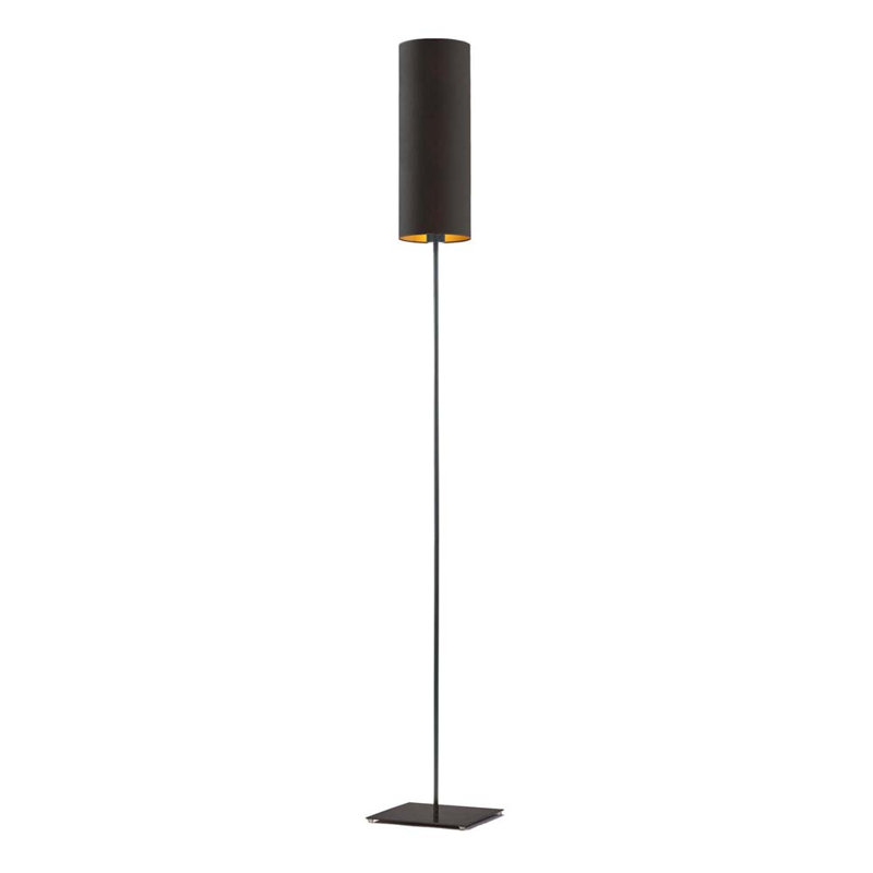 Tonkin 165cm Traditional Floor Lamp, Black, Black/Gold