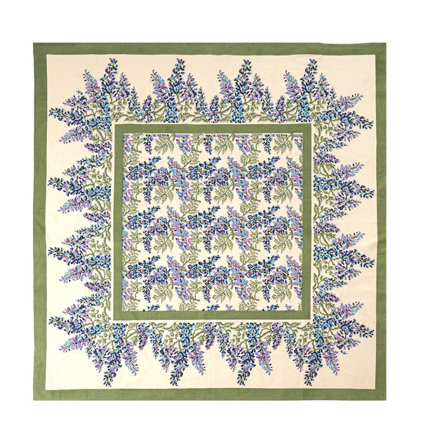 Couleur Nature Wisteria Handmade Floral Tablecloth | Perigold