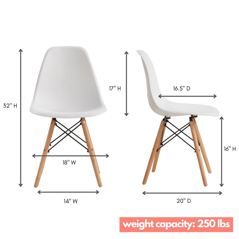 Chaise d'appoint Eiffel, Blanc