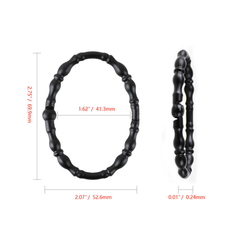Zinc Shower Curtain Hook, Matt Black