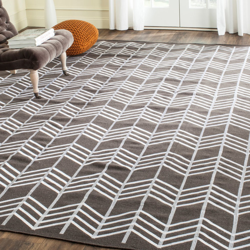 Tapis gris anthracite Thelonius, Rectangle 8 pi x 10 pi