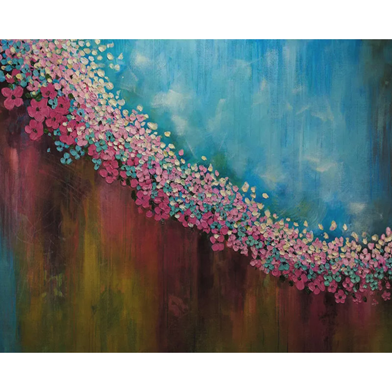 Papier peint Yasemen Blossom, L 75 po x l 112 po