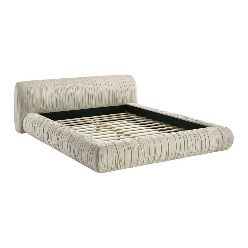 Queen Bed, Ivory, Ivory, Queen