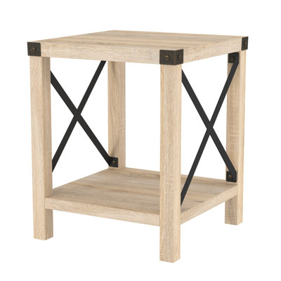 Larenda End Table with Open Storage Shelf