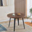 Table extensible, table de salle à manger, table de bureau, table basse, pieds en métal, plateau en MDF, 100/140 / 180X100X75Cm, couleur noyer-1076915834