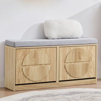 8 Pair Shoe Storage Bench