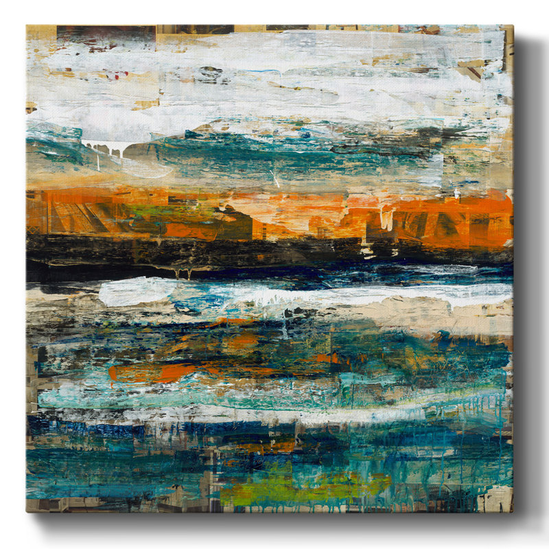 Surface #21-Gallery Wrapped Canvas, 24" H x 24" W x 1.5" D