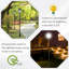 Outsunny Outdoor Garden Solar Post Lamp Sensor Light LED Lantern 1.77m Tall