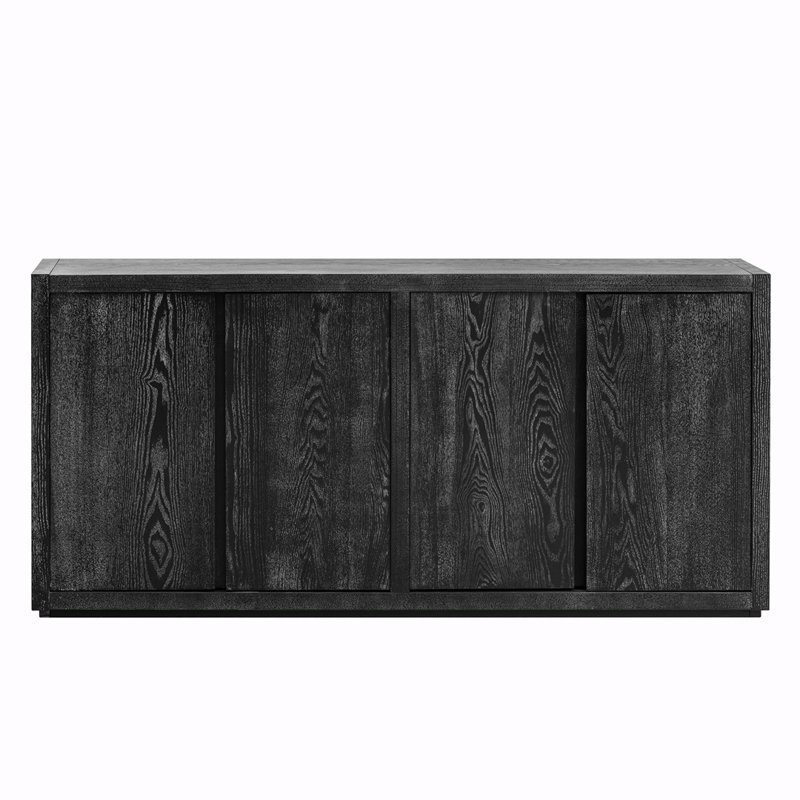Armoire d'appoint Parkesburg, Noir