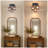 3-Light Farmhouse Semi Flush Mount Ceiling Light